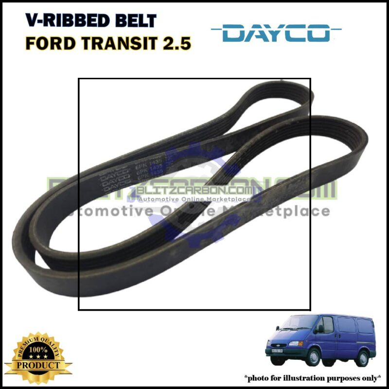 Ford Transit 2.5cc-V-Ribbed Belt-DAYCO-6PK1435