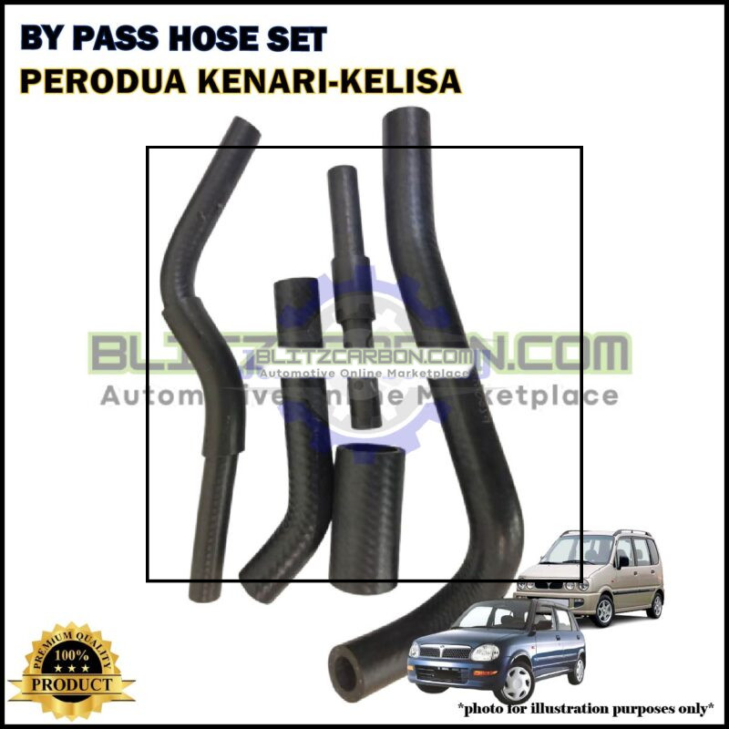 Perodua Kelisa-Kenari-By Pass Hose Set-9004A