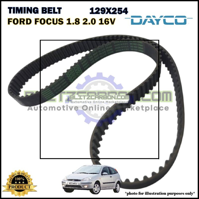 Tali Timing-Ford Focus 1.8cc 2.0cc 16V-Timing Belt-DAYCO-94801 (129X254)