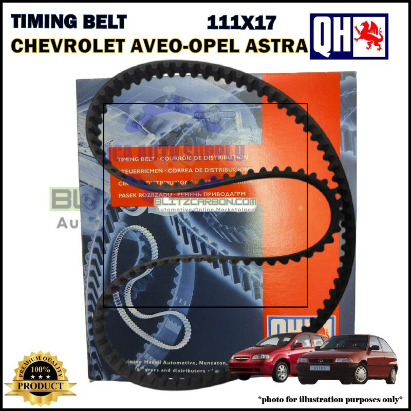 Tali Timing-Chevrolet Aveo 1.4cc-Opel Astra 1.4cc-Timing Belt-QHUK-QTB314 (111X17)