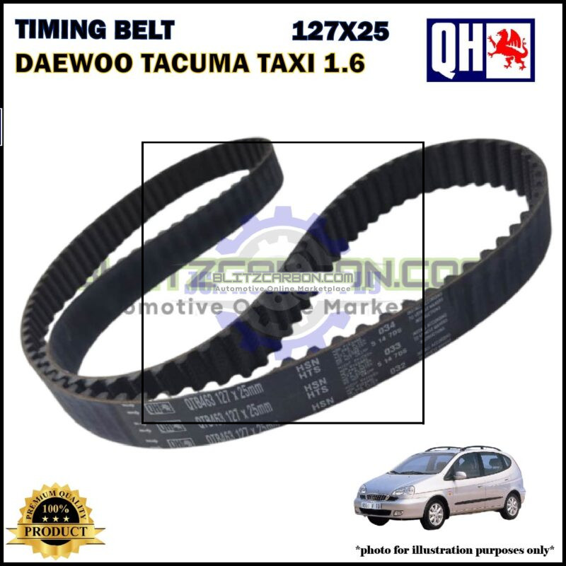 Tali Timing-Daewoo Tacuma Taxi U100 1.6cc-Timing Belt-QHUK-QTB463 (127X25)