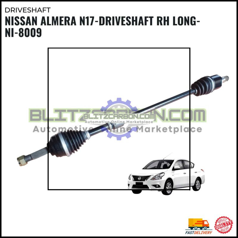 Nissan Almera N17-Driveshaft RH Long-NI-8009