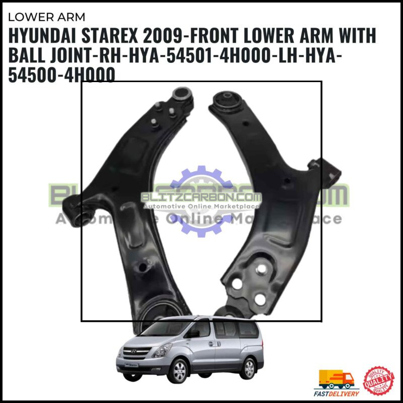 Hyundai Starex 2009-Front Lower Arm With Ball Joint-RH-HYA-54501-4H000-LH-HYA-54500-4H000