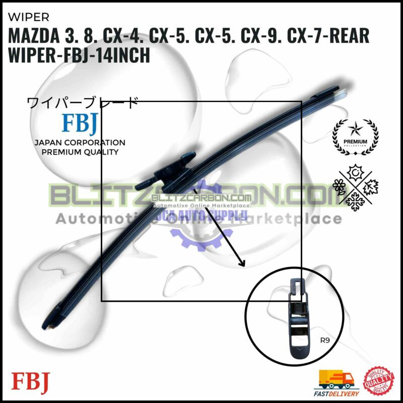 Mazda 3. 8. CX-4. CX-5. CX-5. CX-9. CX-7-Rear Wiper-FBJ-14inch