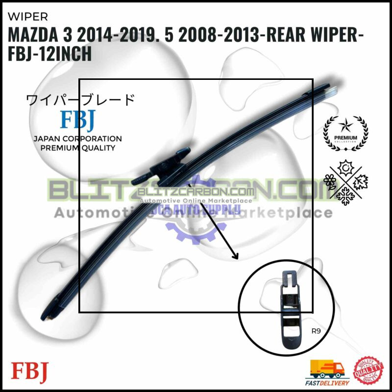 Mazda 3 2014-2019. 5 2008-2013-Rear Wiper-FBJ-12inch