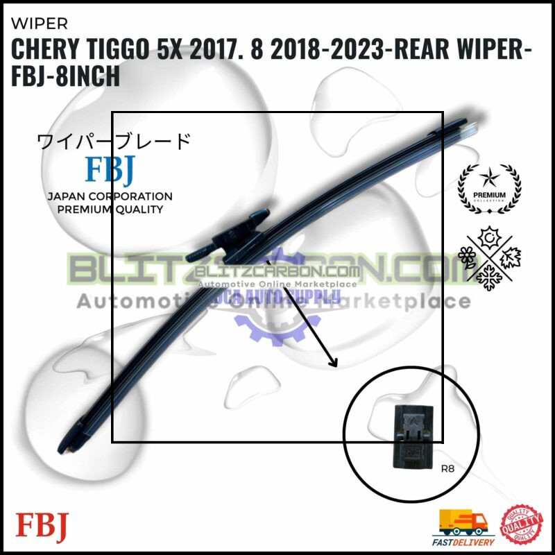 Chery Tiggo 5X 2017. Tiggo 8 2018-2023 2020-2024-Rear Wiper-FBJ-8inch