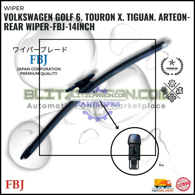 Volkswagen Golf 6. Touran X. Tiguan. Arteon-Rear Wiper-FBJ-14inch