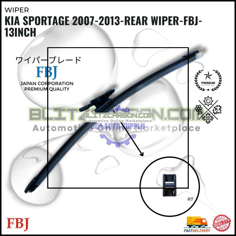 Kia Sportage 2007-2013-Rear Wiper-FBJ-13inch
