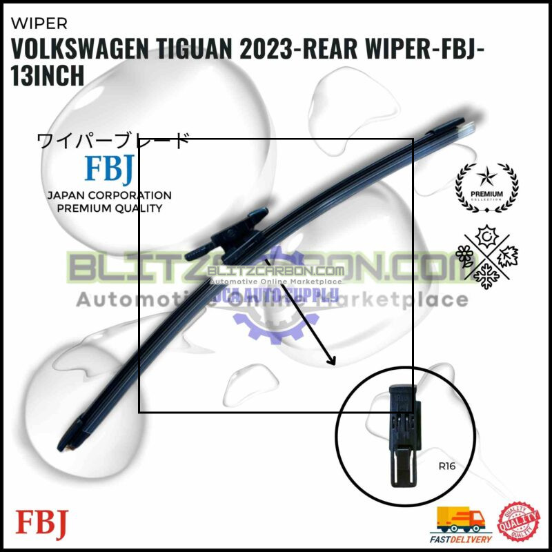 Volkswagen Tiguan 2023-Rear Wiper-FBJ-13Inch