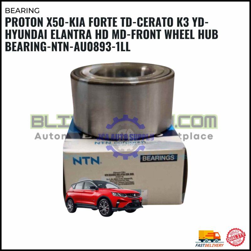 Proton X50-Kia Forte TD-Cerato K3 YD-Hyundai Elantra HD MD-Front Wheel Hub Bearing-NTN-AU0893-1LL