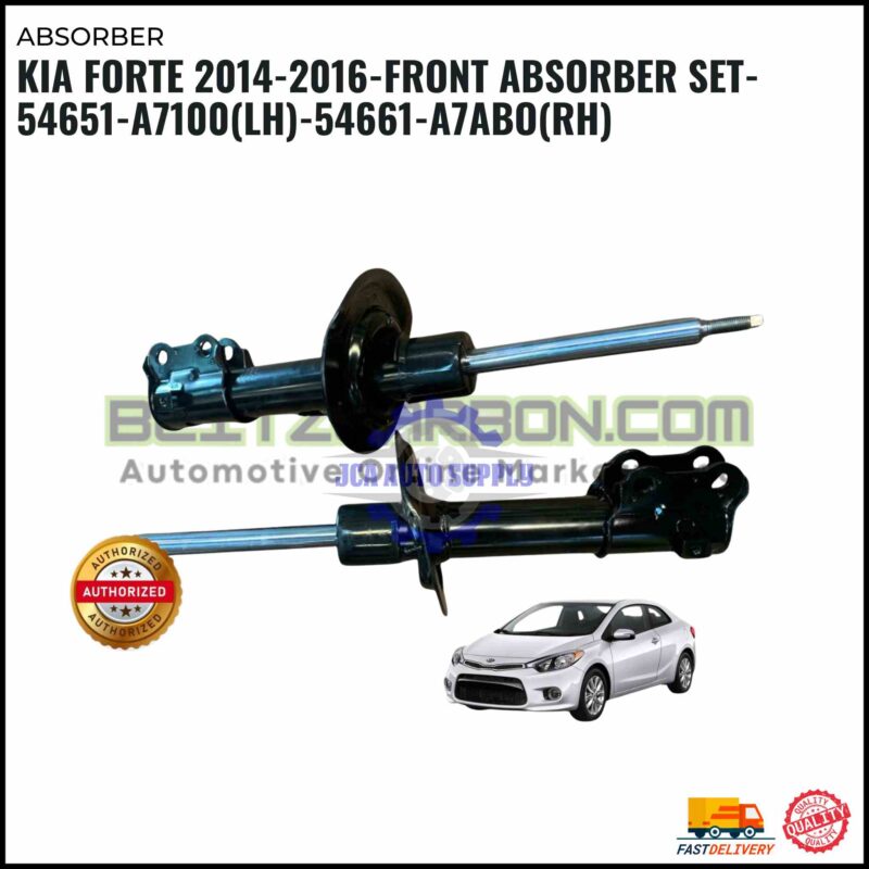 Kia Forte 2014-2016-Front Absorber Set-54651-A7100(LH)-54661-A7ABO(RH)
