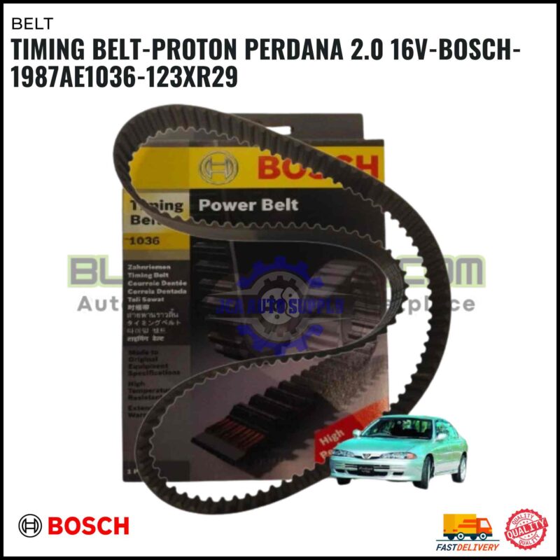 Timing Belt-Proton Perdana 2.0 16V-BOSCH-1987AE1036-123XR29
