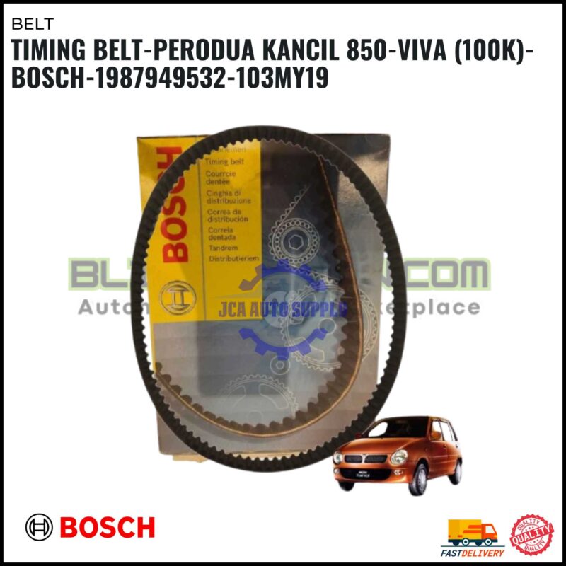 Timing Belt-Perodua Kancil 850-Viva (100K)-BOSCH-1987949532-103MY19