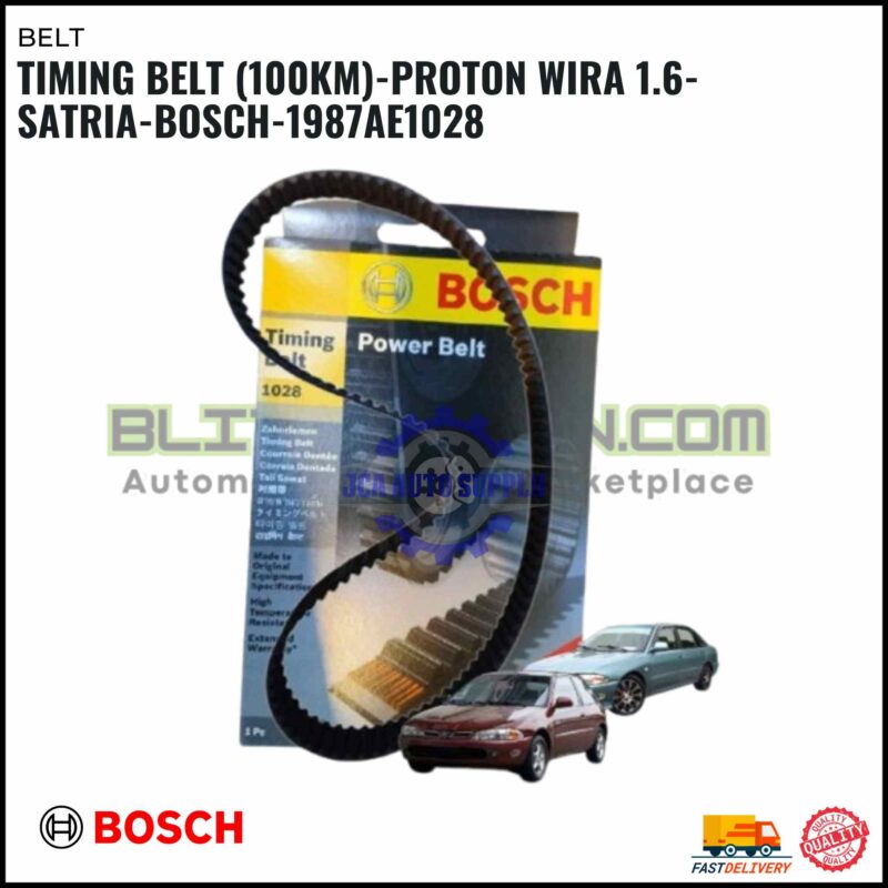 Timing Belt (100Km)-Proton Wira 1.6-Satria-BOSCH-1987AE1028