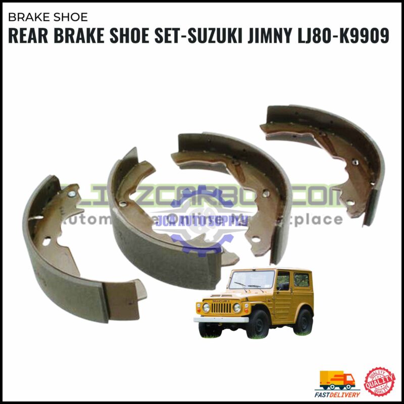 Rear Brake Shoe Set-Suzuki Jimny LJ80-K9909