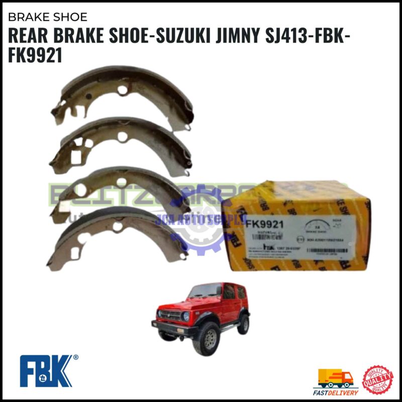 Rear Brake Shoe-Suzuki Jimny SJ413-FBK-FK9921