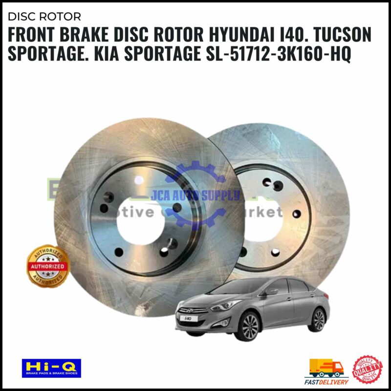 FRONT BRAKE DISC ROTOR HYUNDAI I40. TUCSON SPORTAGE. KIA SPORTAGE SL-51712-3K160-HQ