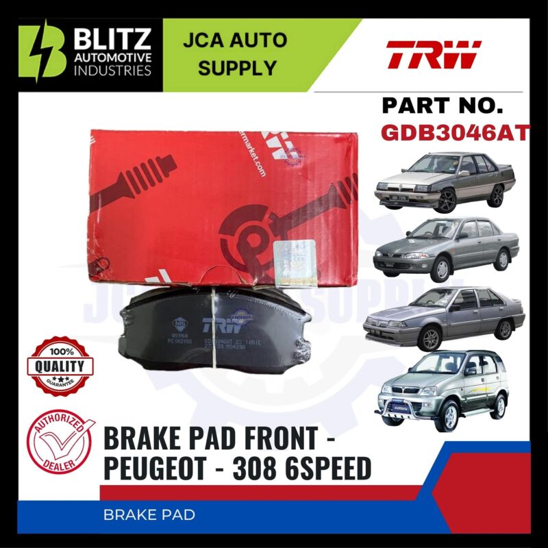 Proton Saga - Wira - Iswara - Kembara Front Brake Pads -TRW - GDB3046AT