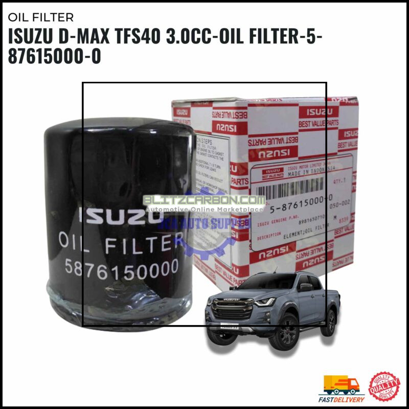 Isuzu D-Max TFS40 3.0CC-Oil Filter-5-87615000-0