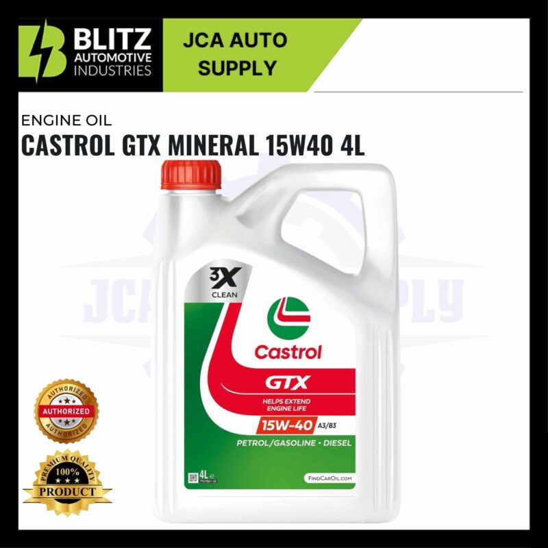 CASTROL GTX MINERAL 15W40 4L