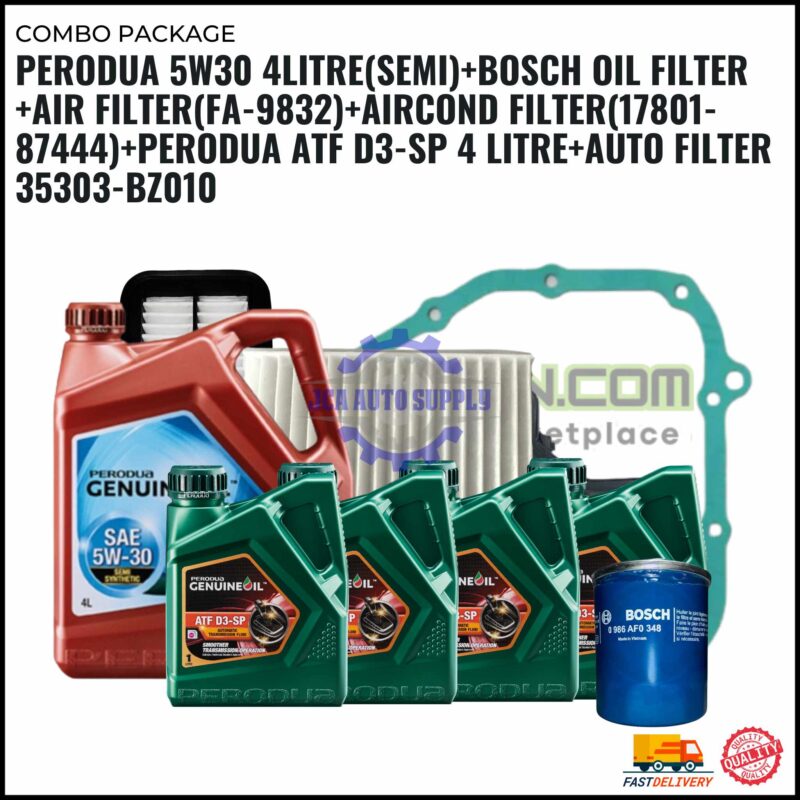PERODUA with ATF (4Litre) & AUTO FILTER-MYVI ICON (2014-2017)*MYVI 2014.ALZA 2014-2018