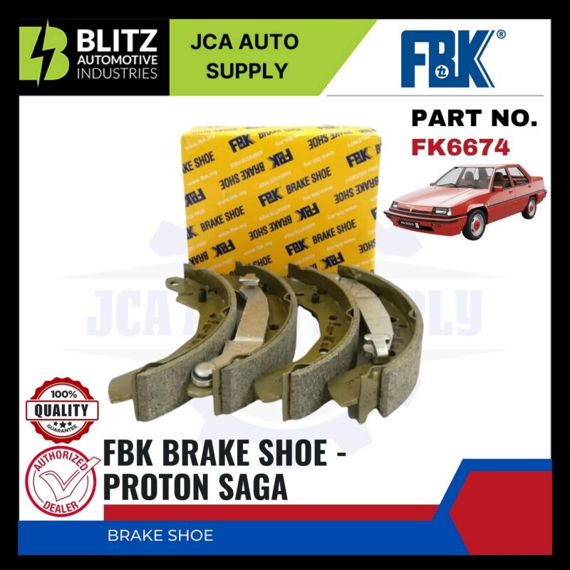 FBK BRAKE SHOE - PROTON SAGA 8V - FK6674