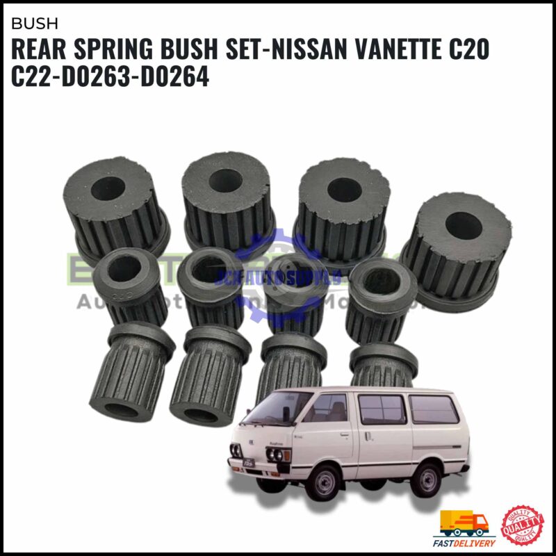 Rear Spring Bush Set-Nissan Vanette C20 C22-D0263-D0264