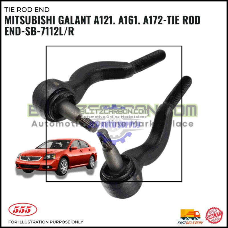 Mitsubishi Galant A121. A161. A172-Tie Rod End-SE-7112LR