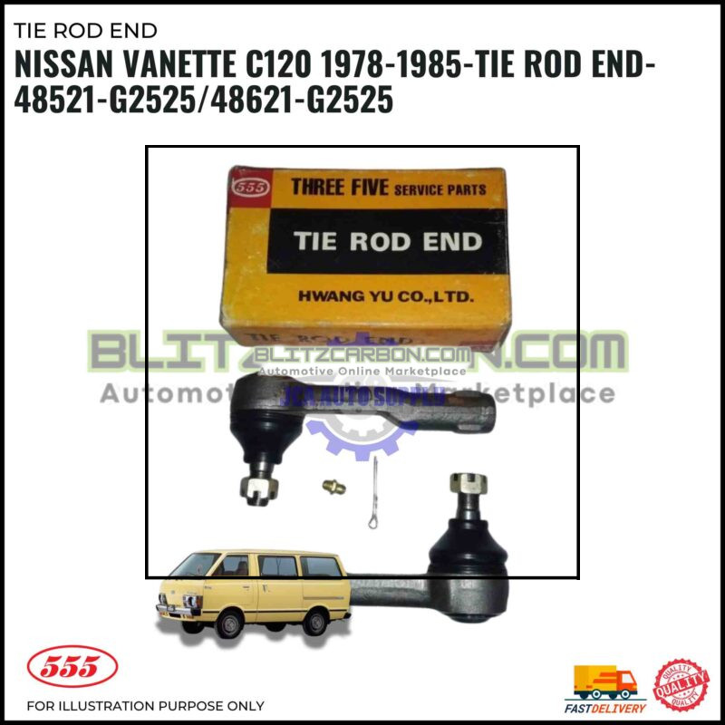Nissan Vanette C120 1978-1985-Tie Rod End-48521-G2525/48621-G2525