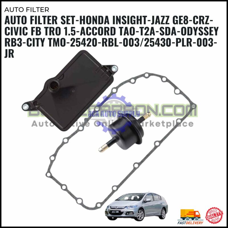 Auto Filter Set-Honda Insight-Jazz GE8-CRZ-CIVIC FB TRO 1.5-ACCORD TAO-T2A-SDA-ODYSSEY RB3-CITY TMO-25420-RBL-003/25430-PLR-003-JR