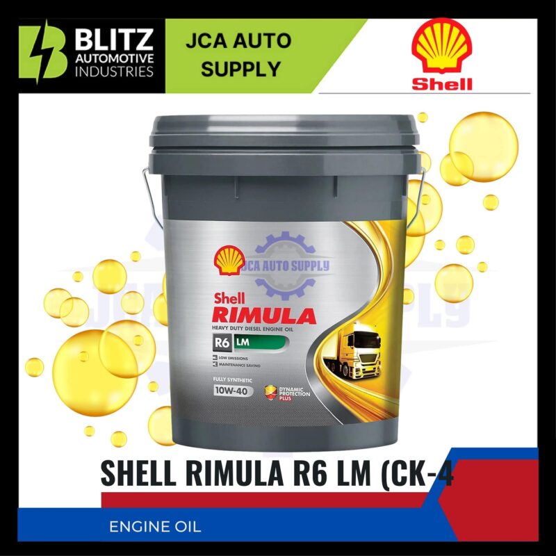 SHELL RIMULA R6 LM (CK-4) ENGINE OIL (20l)