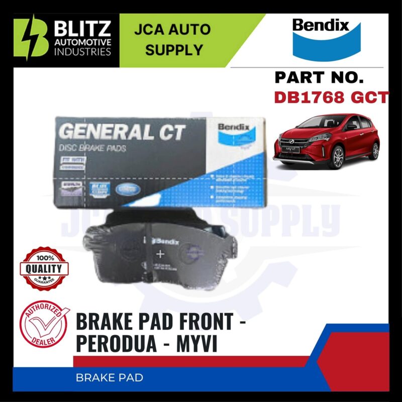 Proton Saga BLM/ FLX/ FL/ SAVVY Front Brake Pad - Bendix - DB1748