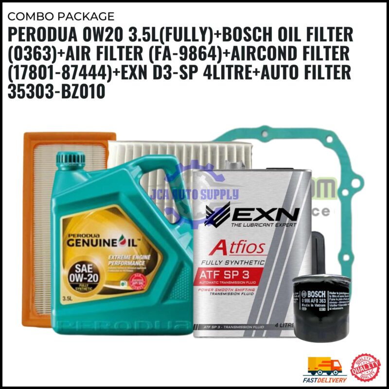 PERODUA with ATF (4Litre) & AUTO FILTER-MYVI D20N (YEAR2017 AND ABOVE)-ARUZ-PERODUA & EXN PACKAGE