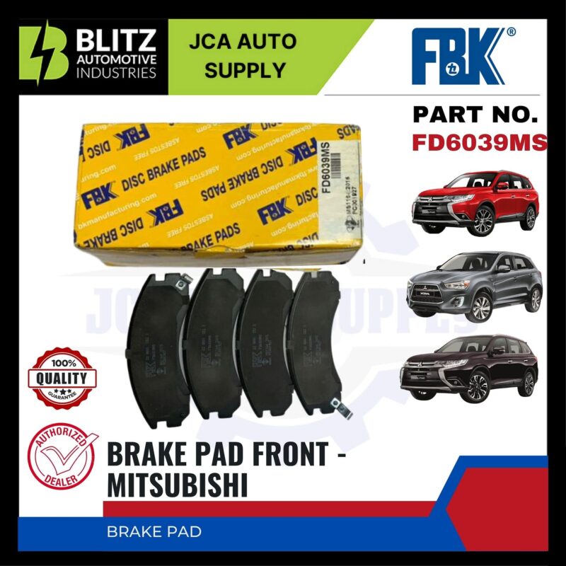 Mitsubishi Rear Disc Brake Pad - FBK - FD6039