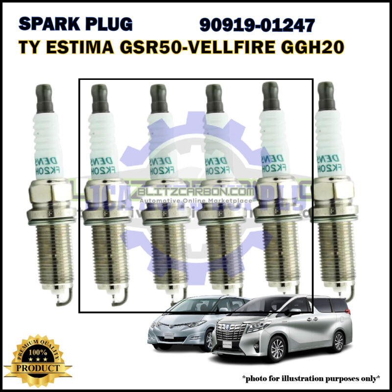 Toyota Double Iridium Spark Plug-Toyota Estima GSR50-Vellfire GGH20-Lexus IS250-90919-01247-FK20HR11