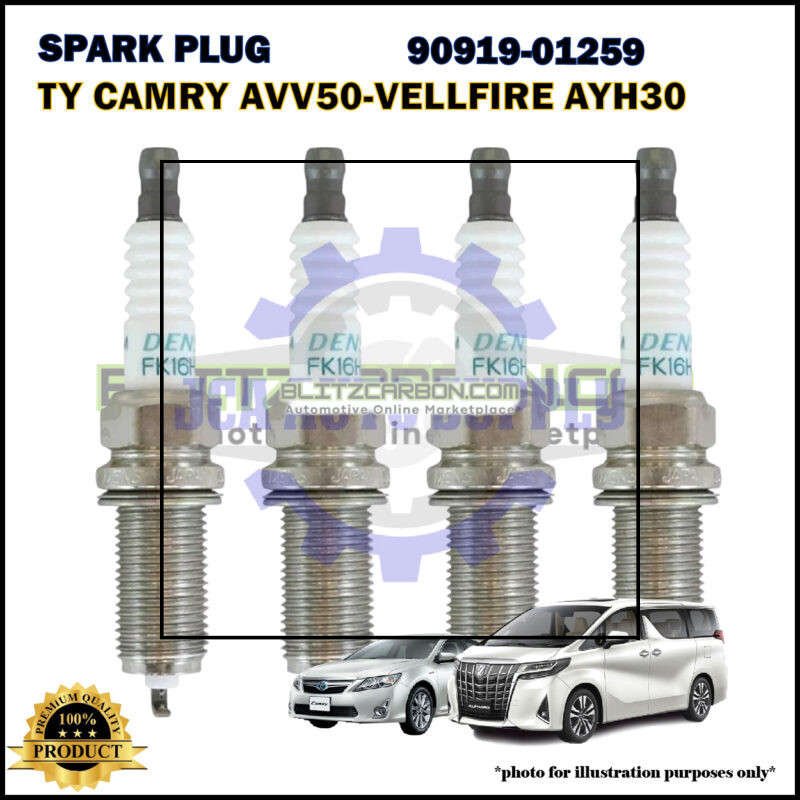 Toyota Double Iridium Spark Plug-Toyota Camry AVV50-Vellfire AYH30-Lexus ASV60-90919-01259-FK16HRA8