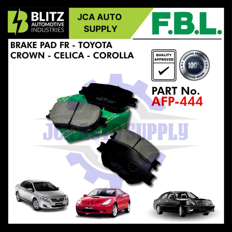 FRONT DISC BRAKE PAD (4PCS) - TOYOTA COROLLA, CROWN, CELICA - AFP444