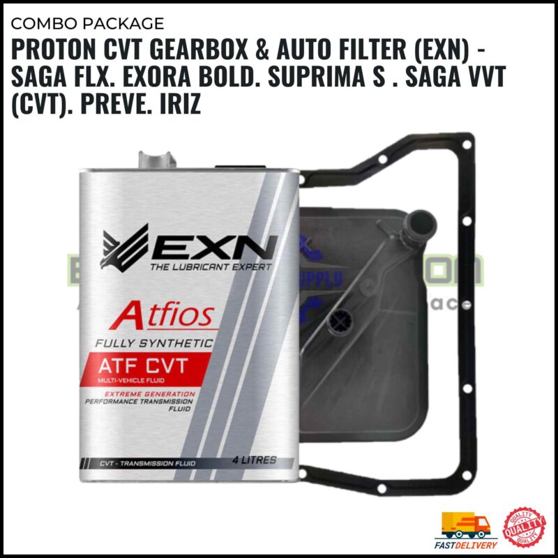 PROTON CVT GEARBOX & AUTO FILTER (EXN) - SAGA FLX. EXORA BOLD. SUPRIMA S . SAGA VVT (CVT). PREVE. IRIZ
