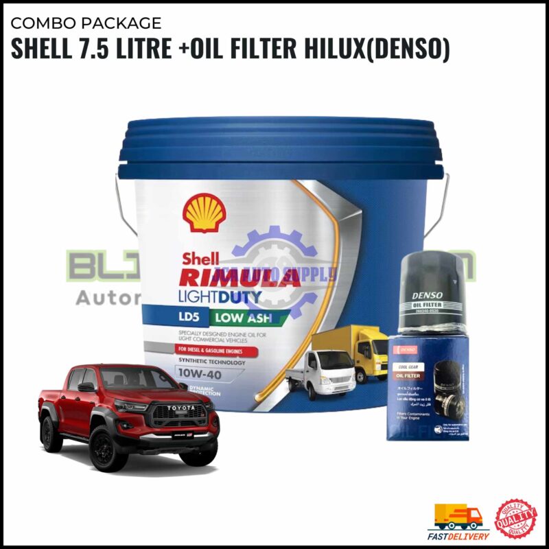 Shell Combo-Shell 7.5+Oil Filter Hilux