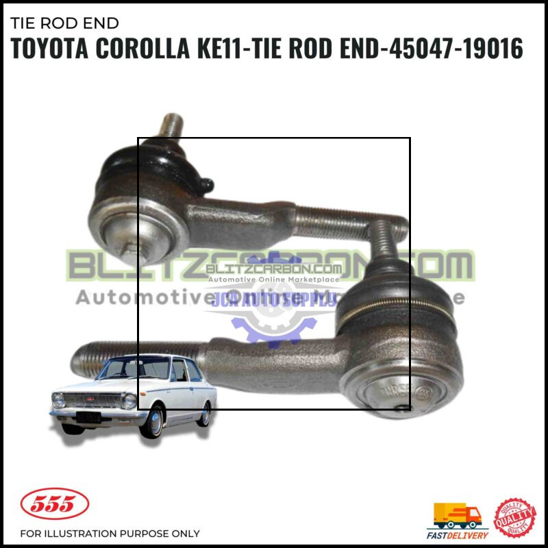 Toyota Corolla KE11-Tie Rod End-45047-19016