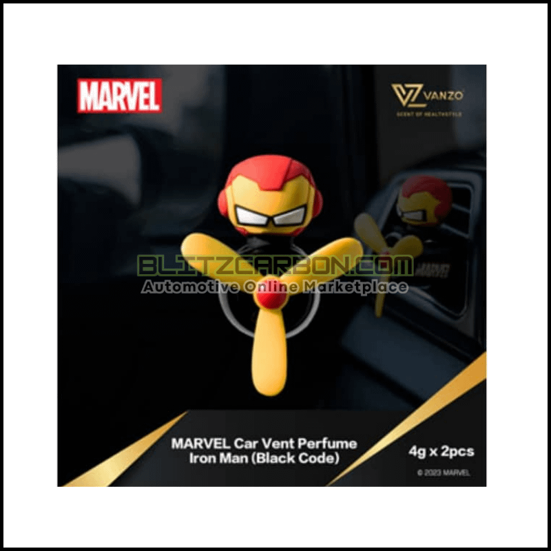 VANZO Marvel Series Car Vent Perfume 4g x 2 (Iron Man)
