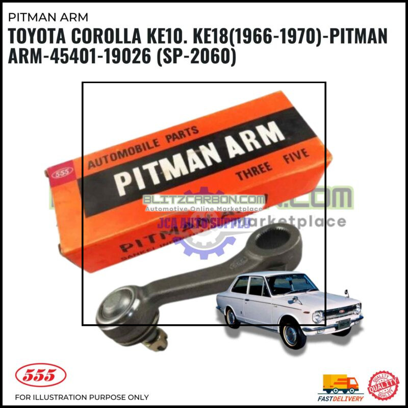 Toyota Corolla KE10. KE18(1966-1970)-Pitman Arm-45401-19026 (SP-2060)