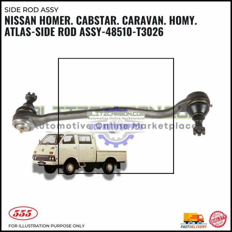 Nissan Homer. Cabstar. Caravan. Homy. Atlas-Side Rod Assy-48510-T3026(LH)-48520-T3026(RH)