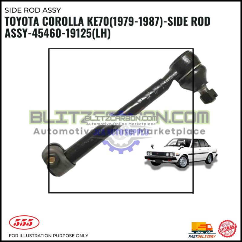 Toyota Corolla KE70(1979-1987)-Side Rod Assy-45460-19125(LH)