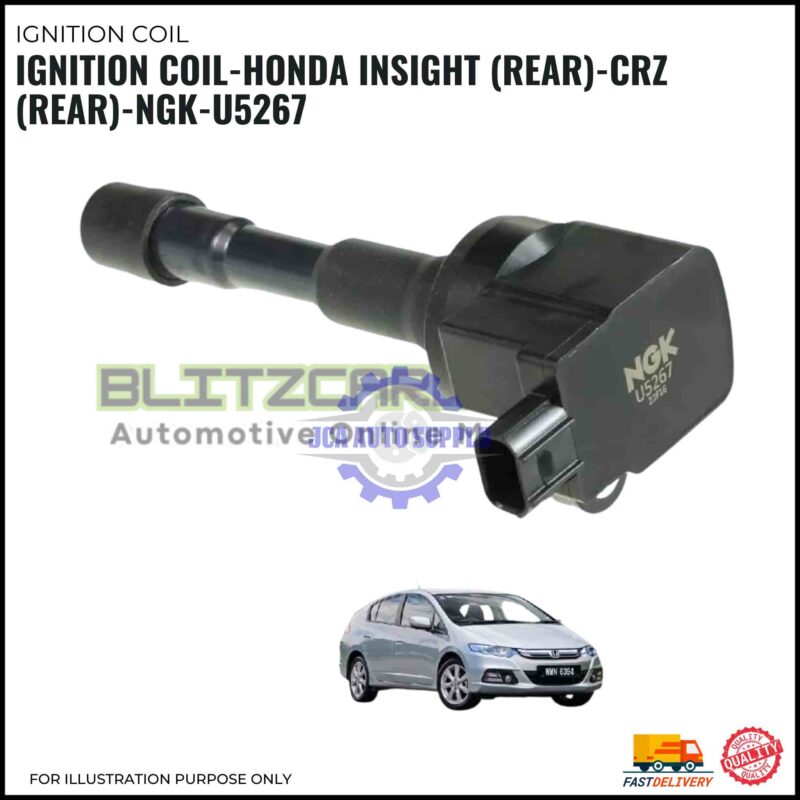 Ignition Coil-Honda Insight (Rear)-CRZ (Rear)-NGK-U5267