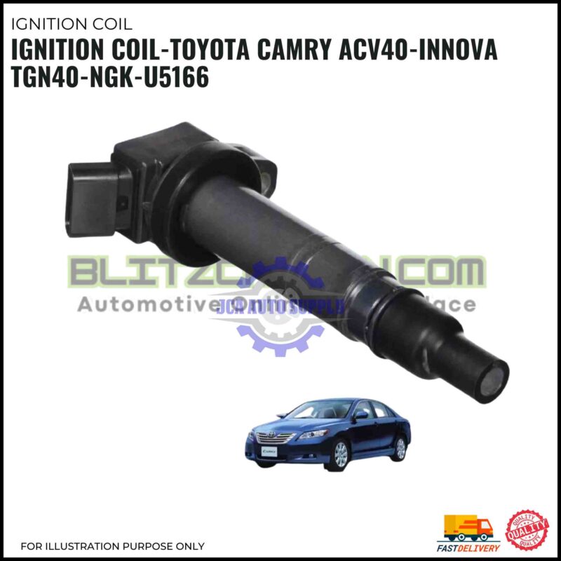 Ignition Coil-Toyota Camry ACV40-Innova TGN40-NGK-U5166