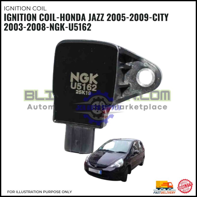 Ignition Coil-Honda Jazz 2005-2009-City 2003-2008-NGK-U5162