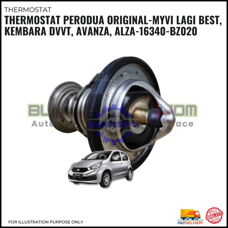 Thermostat Perodua Original-Myvi Lagi Best, Kembara DVVT, Avanza, Alza-16340-BZ020