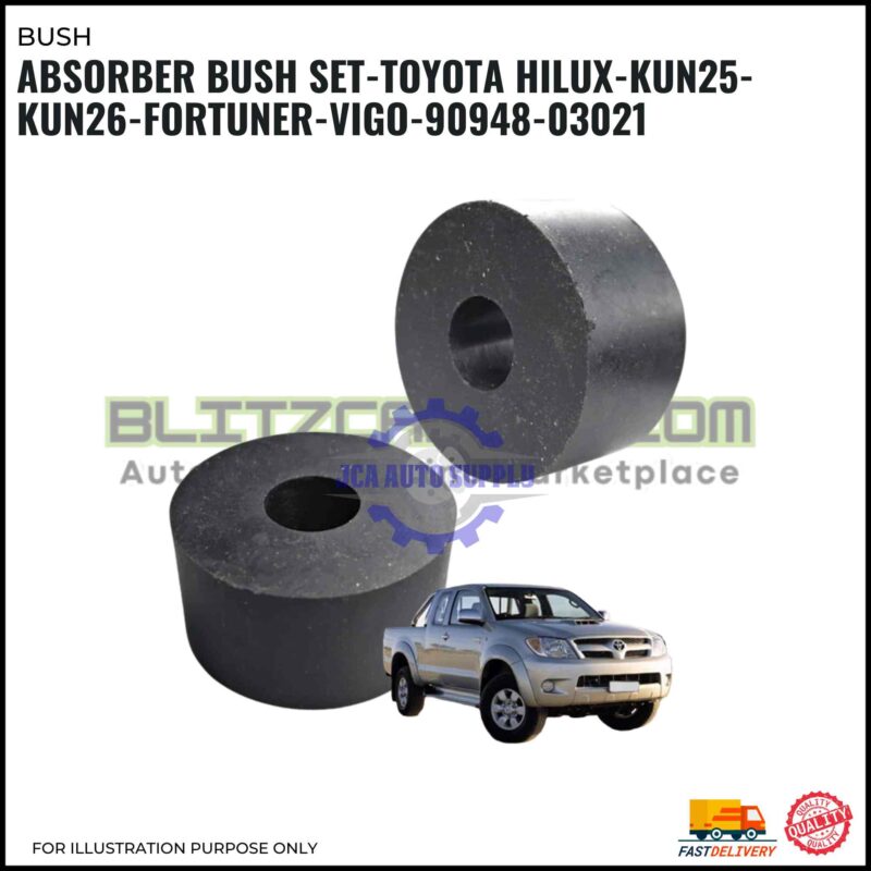 Absorber Bush Set-Toyota Hilux-Kun25-Kun26-Fortuner-Vigo-90948-03021