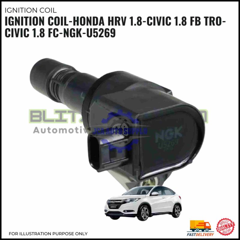 Ignition Coil-Honda HRV 1.8-Civic 1.8 FB TRO-Civic 1.8 FC-NGK-U5269